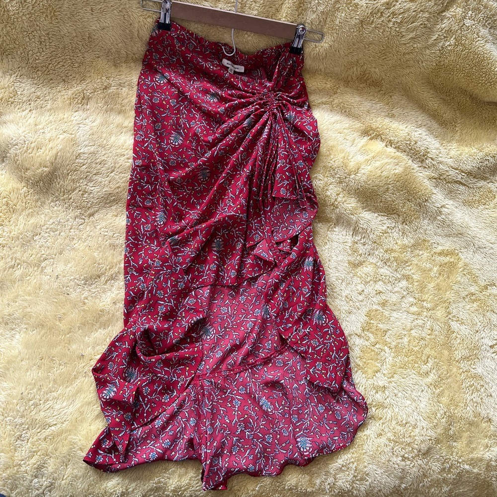 xs Max Studios red skirt